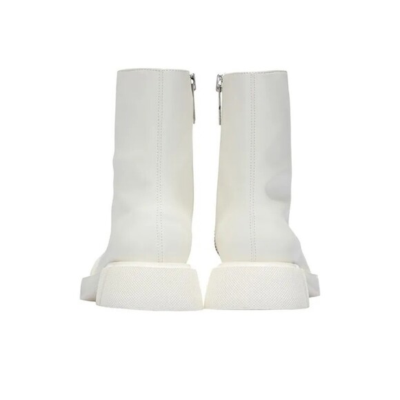Both Brand Leather Ankle Boot Size 45 US 11 Mens White $520 main image 7